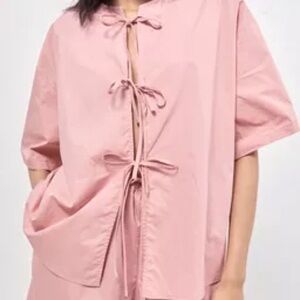 Vrg Grl Women's Top with Tie Details